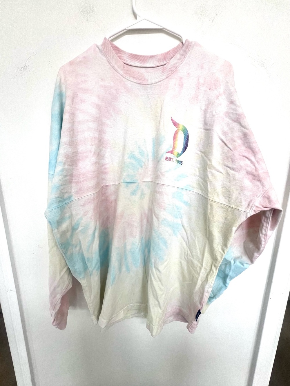 Disney Pastel Tie-Dye Long Spirit Jersey
